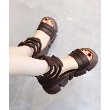 厚底サンダル レディースブーツサンダル夏