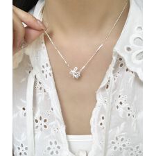 ハートモチーフネックレスペンダント韓国風