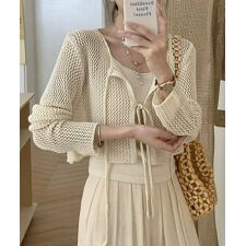 メッシュカーディガン キャミソールセット