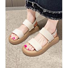 厚底サンダル ビーチサンダル 美脚 夏靴