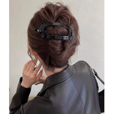 オーバルヘアクリップ 大きめヘアクリップ