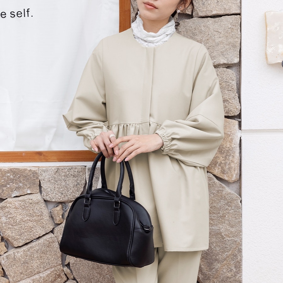 美品 アーバンリサーチ DOORS ロング ガウン リバーコート ダブルクロス セール】ダブルクロスガウンコート（その他アウター）｜URBAN