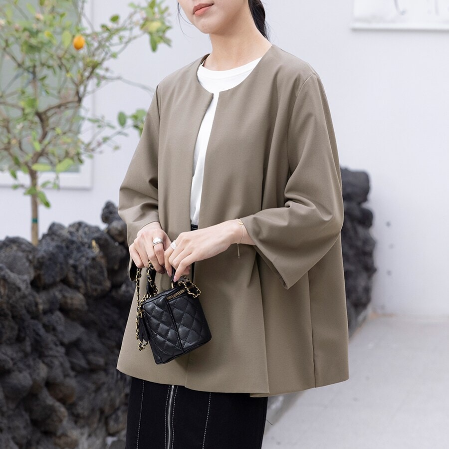 ナチュラルビューティーベーシック　ウーステッドライクツイルセットアップシリーズ NATURAL BEAUTY BASIC（ナチュラルビューティーベーシック）の