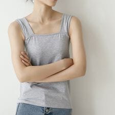 スクエアネックタンクトップ | ドゥーベル(Doux Belle)