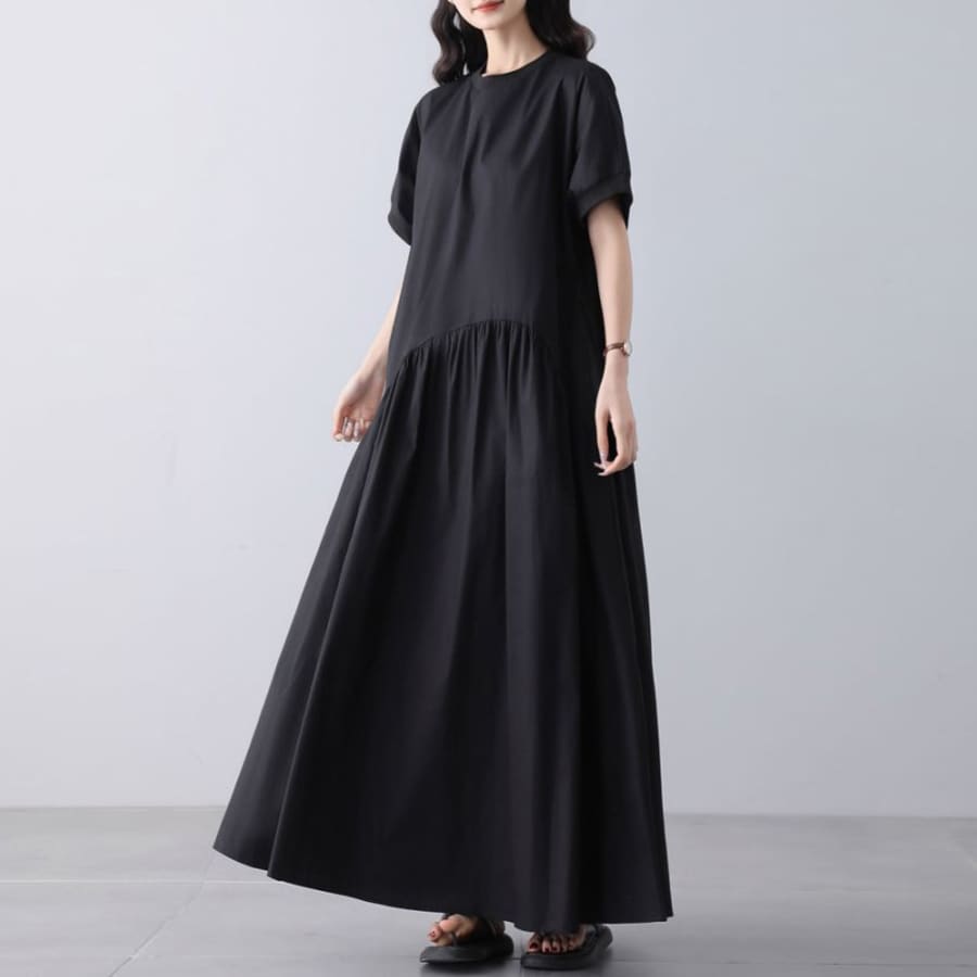 美品　アンタイトル【大きいサイズ50】リネン混　接触冷感　ギャザーデザインシャツ 美品 アンタイトル【大きいサイズ50】リネン混 接触冷感