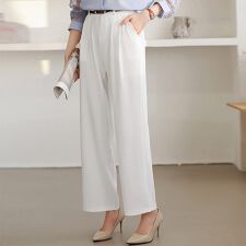 ワイドスラックスパンツ