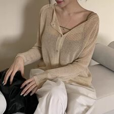 ドゥーベル(Doux Belle)のシアーニットカーディガン