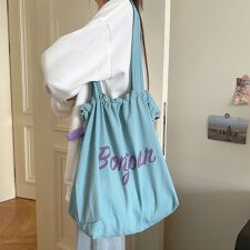 ロゴデザインショルダートートバッグ