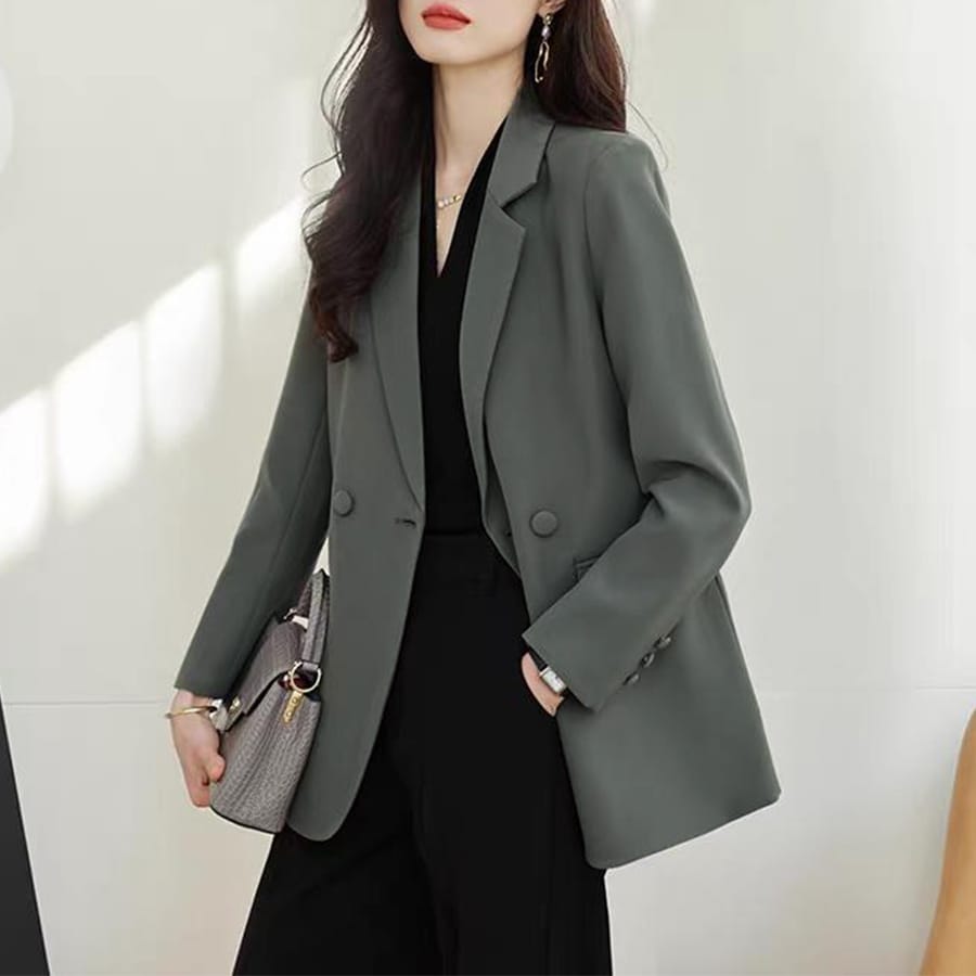 美easy】ウーリッシュWブレストテーラードジャケット【洗える】 | ビス