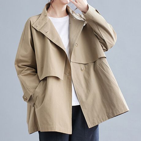 P[v̐؂ւۓIȁANVJȃg`R[gBnClbNdlŎ񌳂܂łhAX^CbVȈۂɎdオ܂Btg̓_u{^ŁAƊƑ݊𗼗Bɂ̓{^t̃^u{Aו܂ł̂fUCłBobNX^C̊Aǂ̊pxfdオBƂ\ŁAtHƃfBe[܂BpcɂXJ[gɂ킹₷AIIt킸􂷂ꖇłBJ[ubN/uE/Li̐F͕BQƂBTCY:P(cm)yMz72cm/g61cm/75cmyLz73cm/g63cm/76cmyLL/XLz74cm/g65cm/77cmH̊֌WAe̐ӏ(u)y}3cmzx͌덷̋e͈͂ƂĒĂ܂Bfރ|GXe100%nӂLkȂȂnȂYChinafg165cmipTCYMjGߏt/H