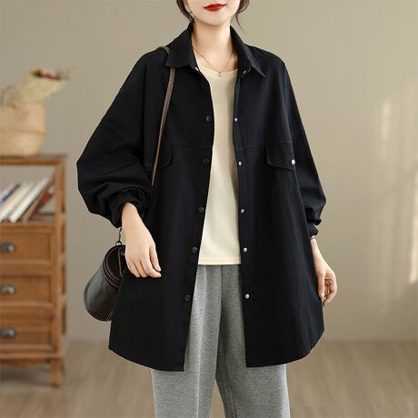 v[c̃obNfUCۓIȃVcWPbgBƂI[o[TCYŁAtɉHD邾łȂꊴo܂Btg̓{^dlŒEX[YBɂ̓|PbgtŁApƃfUC𗼗B݌͂ƂۂŁACi[Ƃ̃C[hy߂܂B_炩ȑfނŒSnKBpcɂXJ[gɂ킹₷AIIt킸􂷂ꖇłBJ[ubN/_[NO[/J[Li̐F͕BQƂBTCY:P(cm)yMzO76cm/㑍73cm/g69cm/67cm/42cmyLzO77cm/㑍74cm/g71cm/68cm/43cmyLL/XLzO78cm/㑍75cm/g73cm/69cm/44cmH̊֌WAe̐ӏ(u)y}3cmzx͌덷̋e͈͂ƂĒĂ܂Bfރ|GXe65%ERbg35%nӂLkȂȂnȂYChinafg163cmipTCYMjGߏt/H