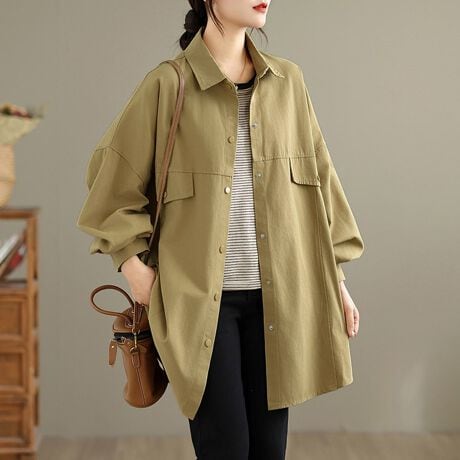 v[c̃obNfUCۓIȃVcWPbgBƂI[o[TCYŁAtɉHD邾łȂꊴo܂Btg̓{^dlŒEX[YBɂ̓|PbgtŁApƃfUC𗼗B݌͂ƂۂŁACi[Ƃ̃C[hy߂܂B_炩ȑfނŒSnKBpcɂXJ[gɂ킹₷AIIt킸􂷂ꖇłBJ[ubN/_[NO[/J[Li̐F͕BQƂBTCY:P(cm)yMzO76cm/㑍73cm/g69cm/67cm/42cmyLzO77cm/㑍74cm/g71cm/68cm/43cmyLL/XLzO78cm/㑍75cm/g73cm/69cm/44cmH̊֌WAe̐ӏ(u)y}3cmzx͌덷̋e͈͂ƂĒĂ܂Bfރ|GXe65%ERbg35%nӂLkȂȂnȂYChinafg163cmipTCYMjGߏt/H