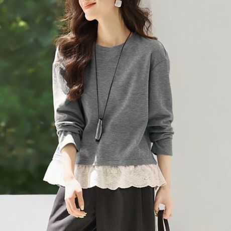 Ƀ[XgbvXłBEhlbNdlŁA܂ƌĂ܂B͒悭tBbgAn̂VGbgɁB␞̐؂ւfUCA肰ȂANZgvXB[Xh邽тɉ؂₩oAVvȂfꖇłBpcɂXJ[gɂ킹₷AIIt킸􂵂܂BG߂̕ςڂɂd󂷂A񂵗͂̍gbvXłBJ[O[i̐F͕BQƂBTCY:P(cm)yMz60cm/g45cm/47cm/50cmyLz61cm/g47cm/48cm/51cmyLL/XLz62cm/g49cm/49cm/52cmH̊֌WAe̐ӏ(u)y}3cmzx͌덷̋e͈͂ƂĒĂ܂BfރRbg65%E|GXe35%nӂLk₠聚ȂnȂYChinafg162cmipTCYMjGߏH/~