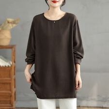 ラウンドネックチュニック