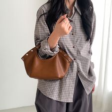 ミニ巾着付き×ハトメデザイン2WAYバック