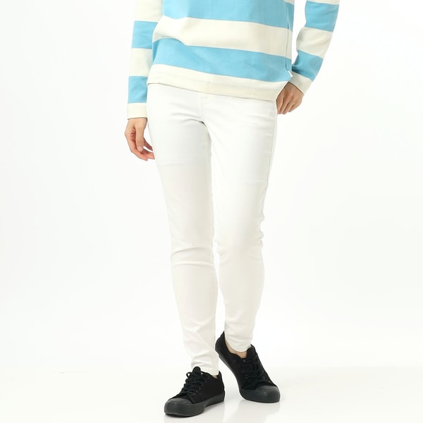 [}C]yLee/[zPlay Skinny Pants /[iLeej WHITE