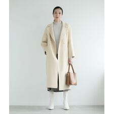 【DECADE CLASSIC】ベルト付きロングチェスターコート