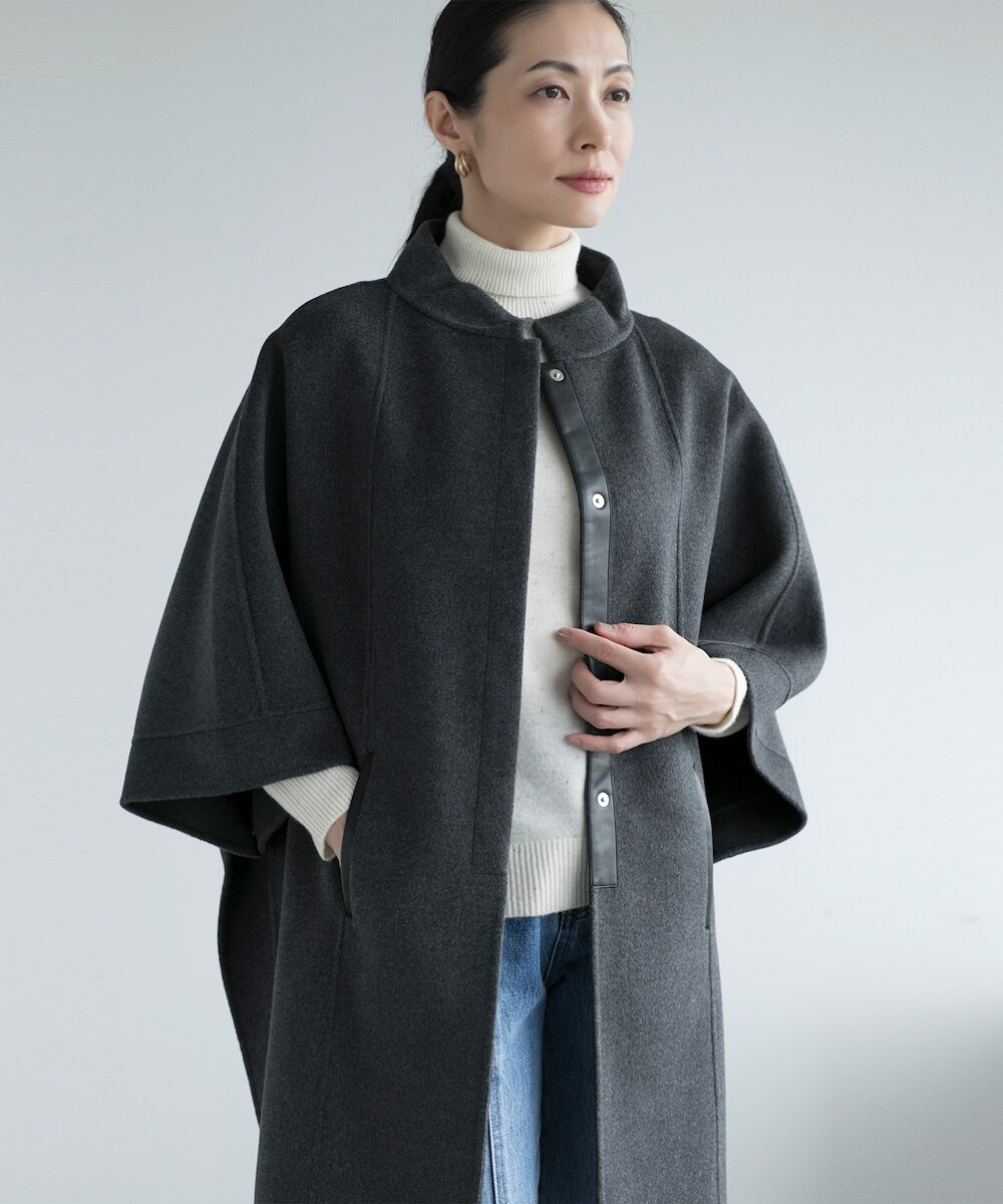 DECADE CLASSIC】ベルト付きステンカラーコート | ディケイド