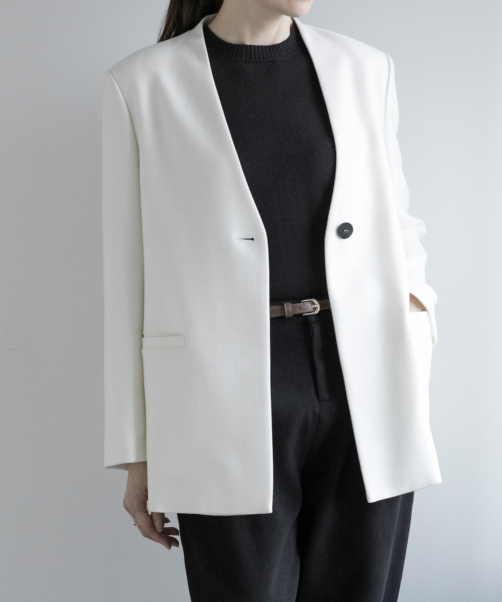 Summer⭐︎ダブルクロスVカラージャケット　36 追加》ドライダブルクロスVカラージャケット | スピック＆スパン