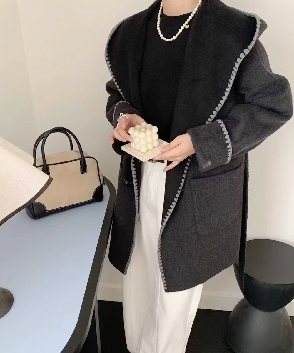 CHIEKO＋　シルクウールショールカラージャケット ブラック ｼｮｰﾙｶﾗｰ アウター・ジャケット・コート の一覧 | マルイウェブ