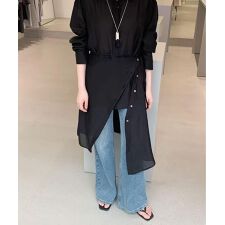 DECADE CLASSICアシンメトリーシアースカート