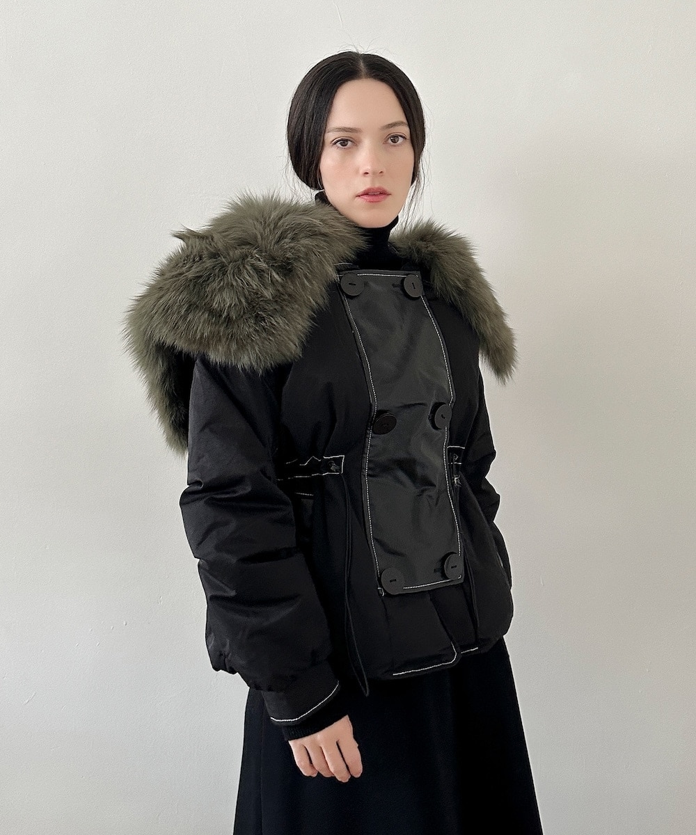 SHIPS any別注】TAION:〈手洗い可能〉ダウン ボア リバーシブル