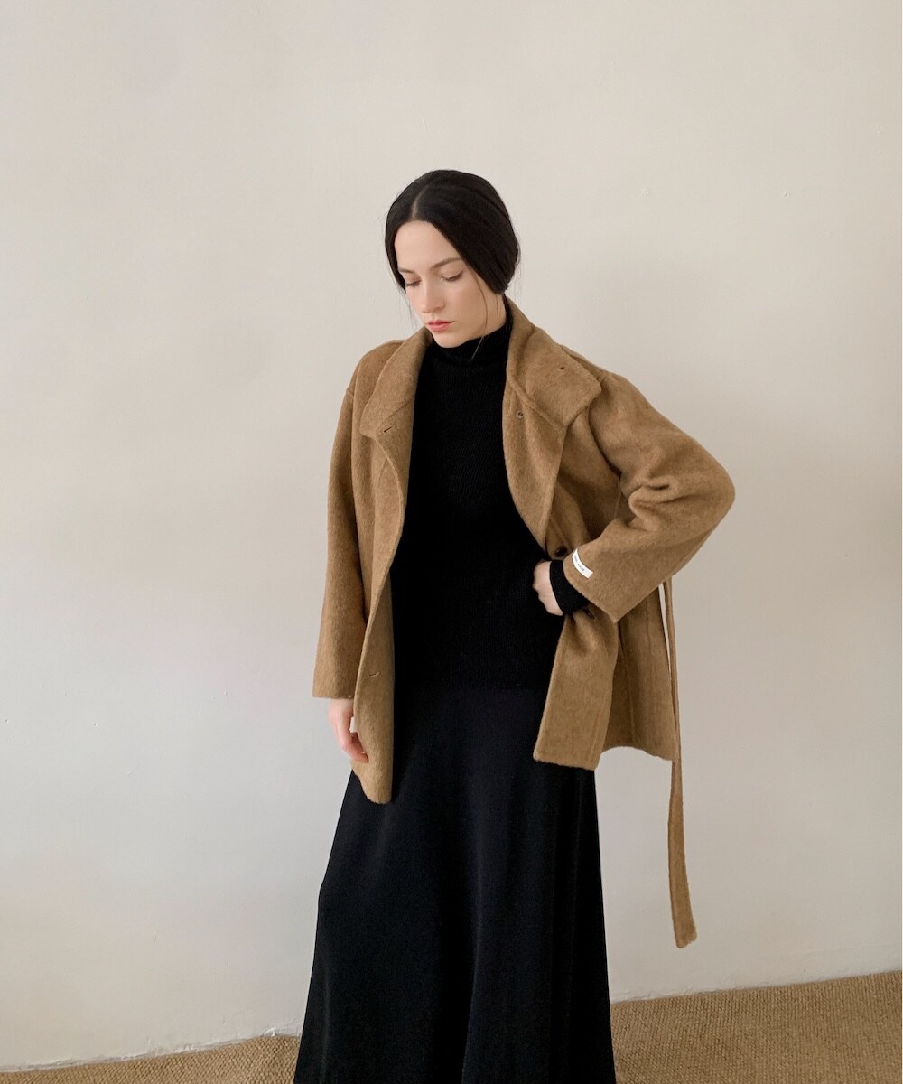 タグ付未使用 ジャーナルスタンダード ハイカウントワイドステンコート 24SS ハイカウントワイドステンカラーコート | ジャーナル