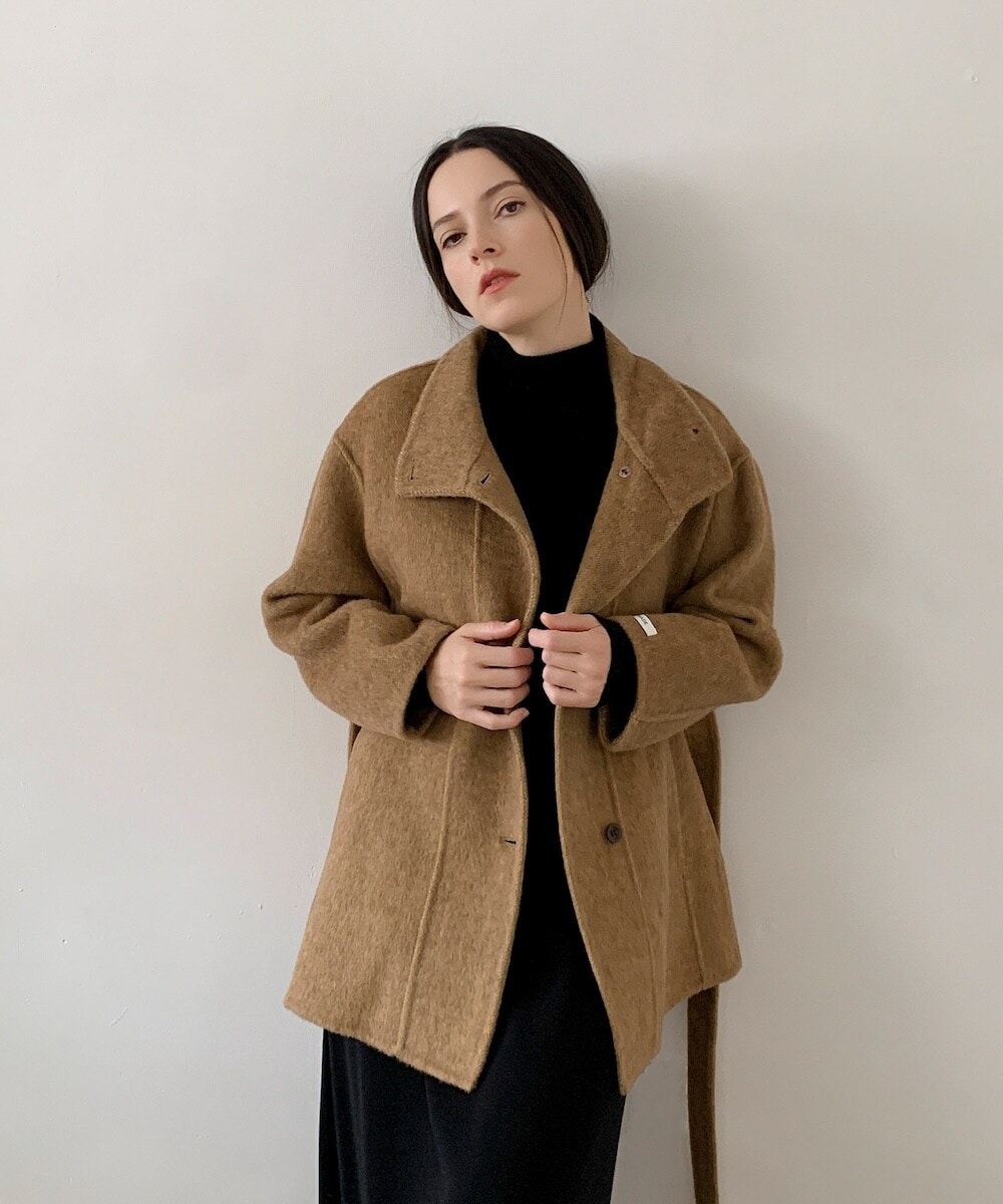 タグ付未使用 ジャーナルスタンダード ハイカウントワイドステンコート 24SS ハイカウントワイドステンカラーコート | ジャーナル