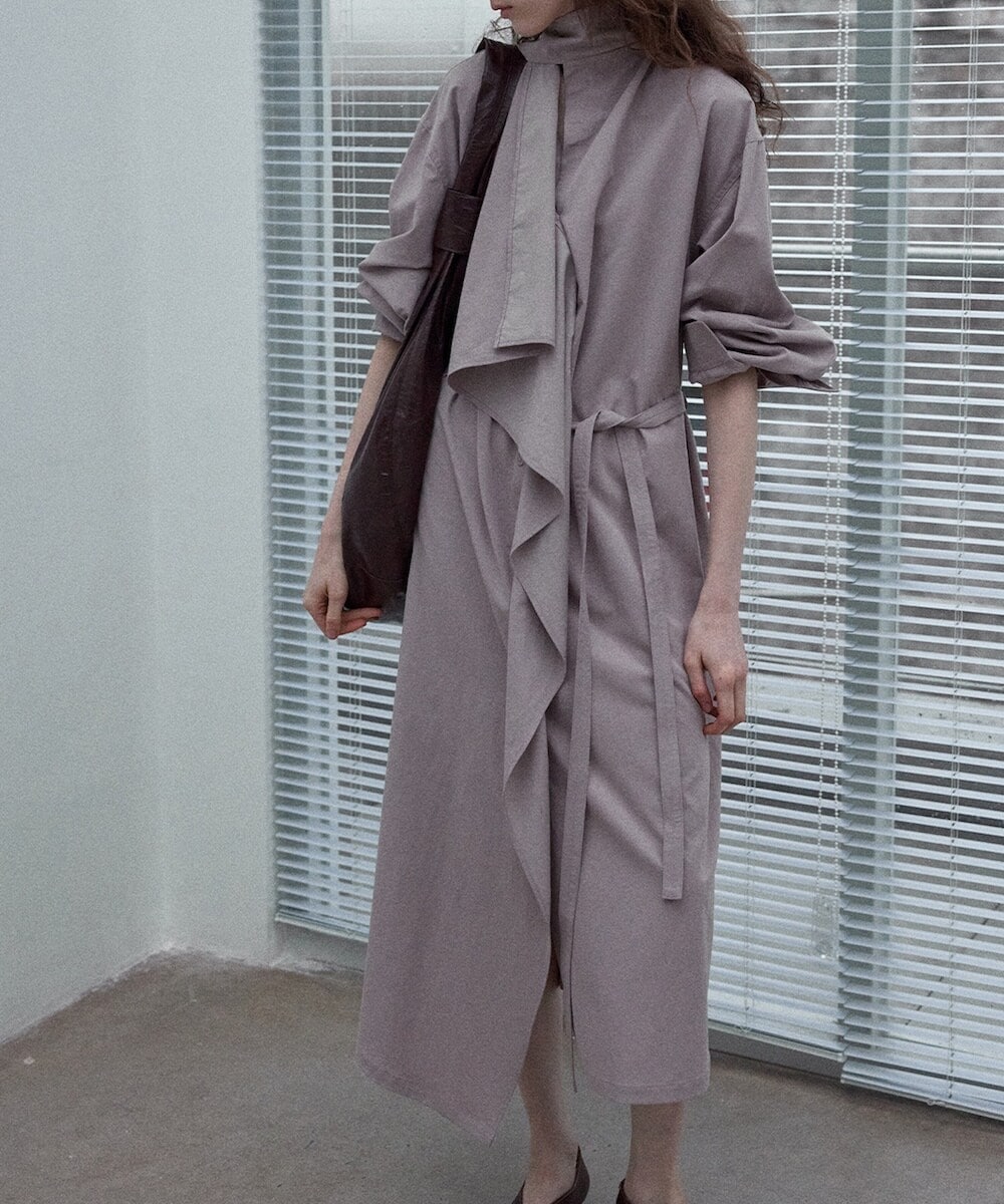 DECADE CLASSIC 2WAYアシンメトリーコートワンピース | ディケイド