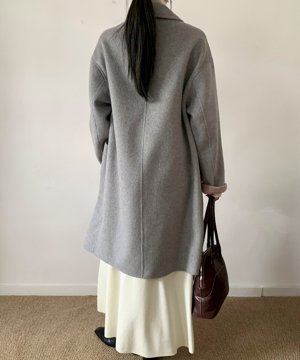 DECADE CLASSIC バイカラーウールチェスターコート | ディケイド