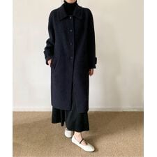 DECADE CLASSIC ウールアルパカステンカラーコート