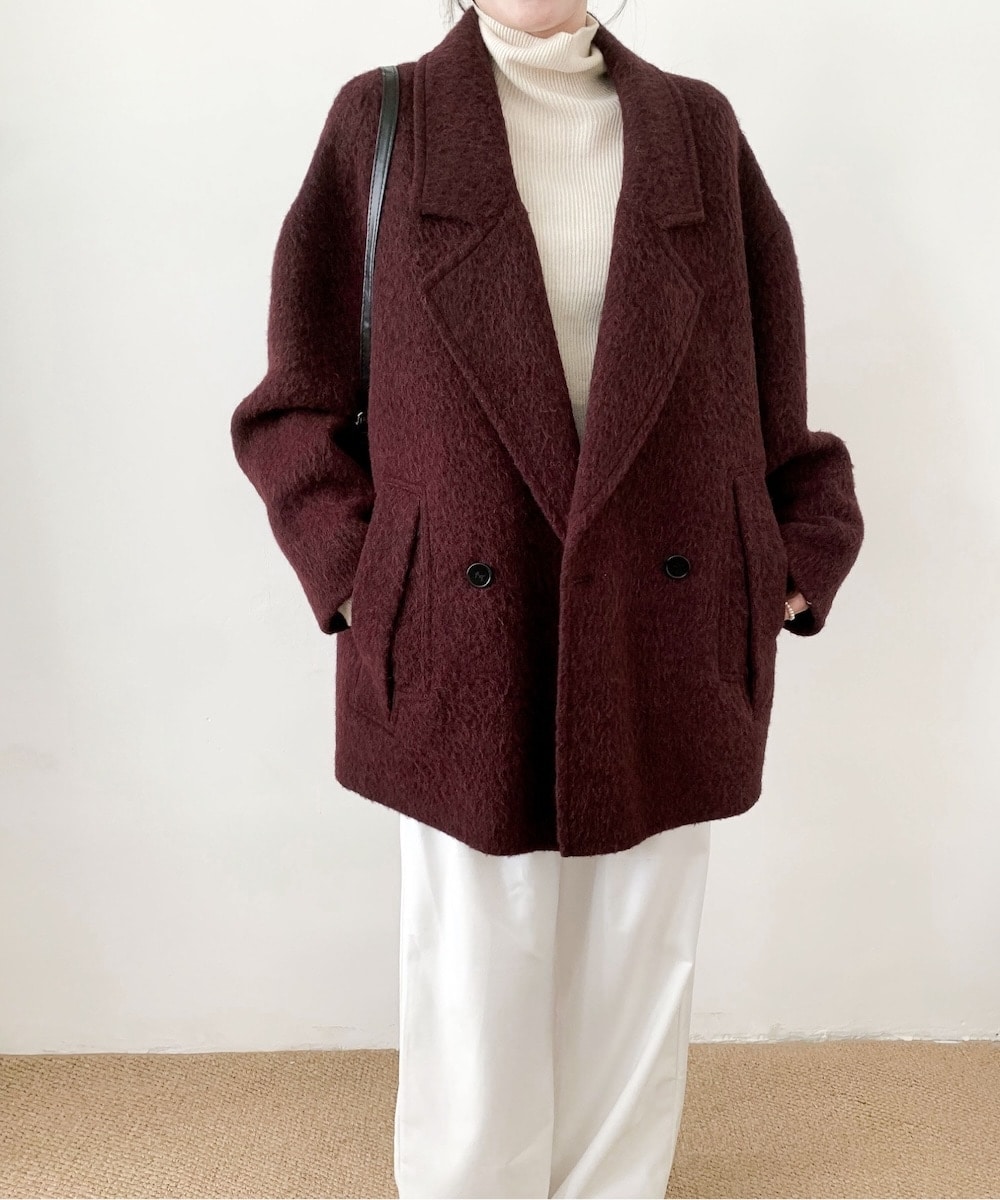 DECADE CLASSIC ウールカシミヤピーコート | ディケイドクラシック