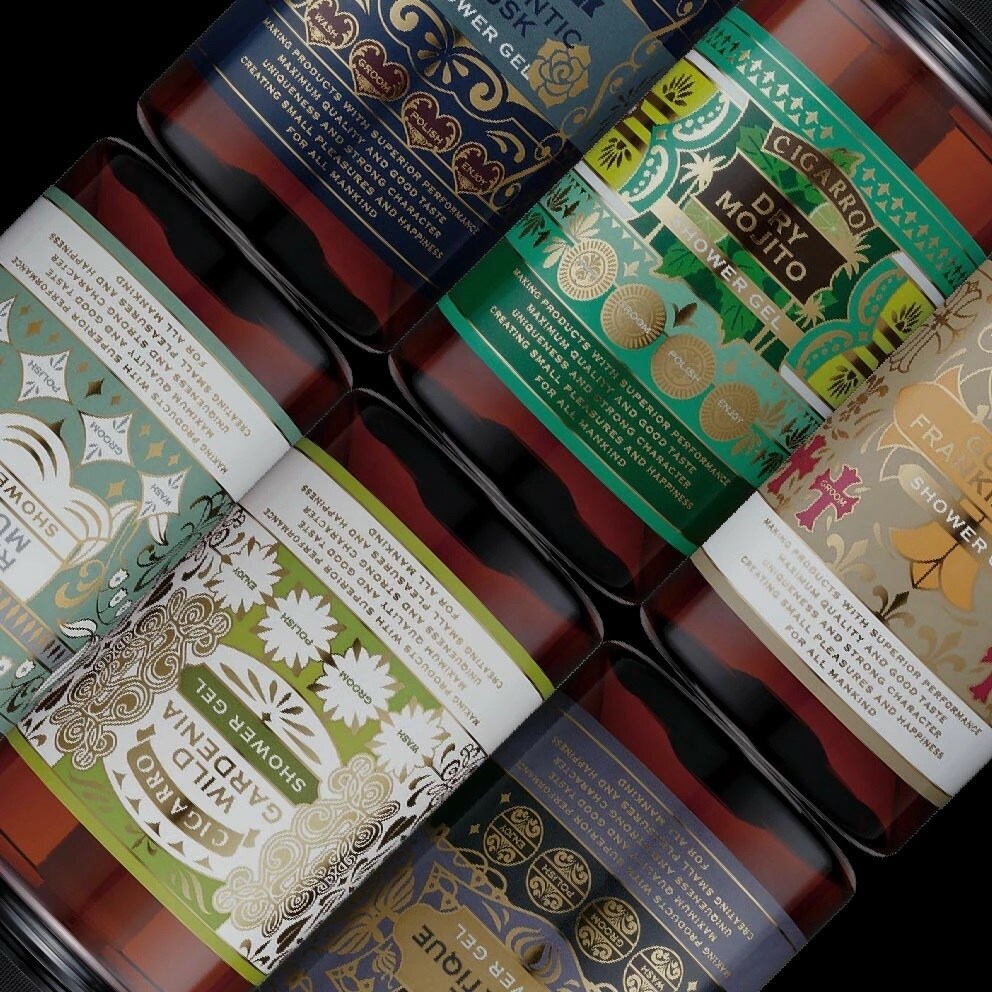ヒロ シガーロ　シャワージェル　オーセンティックムスク 300ml 2本 Gift Set】シャワージェル オーセンティックムスク｜シガーロ