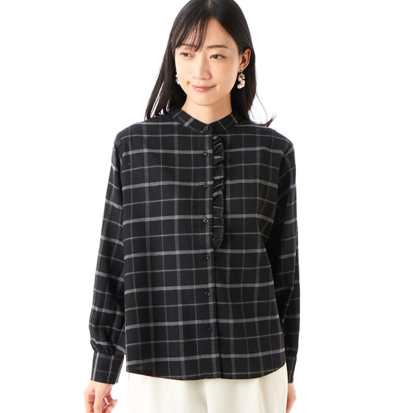 rinn様 おまとめ専用/ D.M.G クラウドナイン ブラウス 2点 襟ミニフリル付前開きシャツブラウス | クラウドナイン(Cloudnine