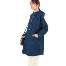 7.8OZデニムフード付きコート