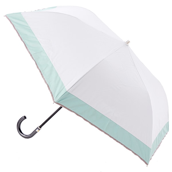 【新品】アニエス・ベー　折り畳み傘　晴雨兼用　50センチ agnes b.(アニエスベー) デニム柄プリント晴雨兼用傘（折り畳み