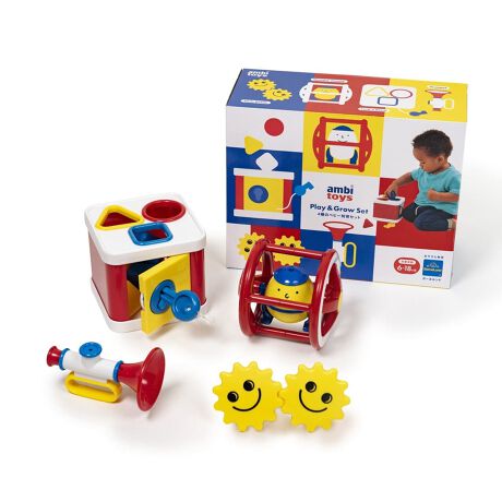 ボーネルンド　Play&Grow 4種のベビー知育セット