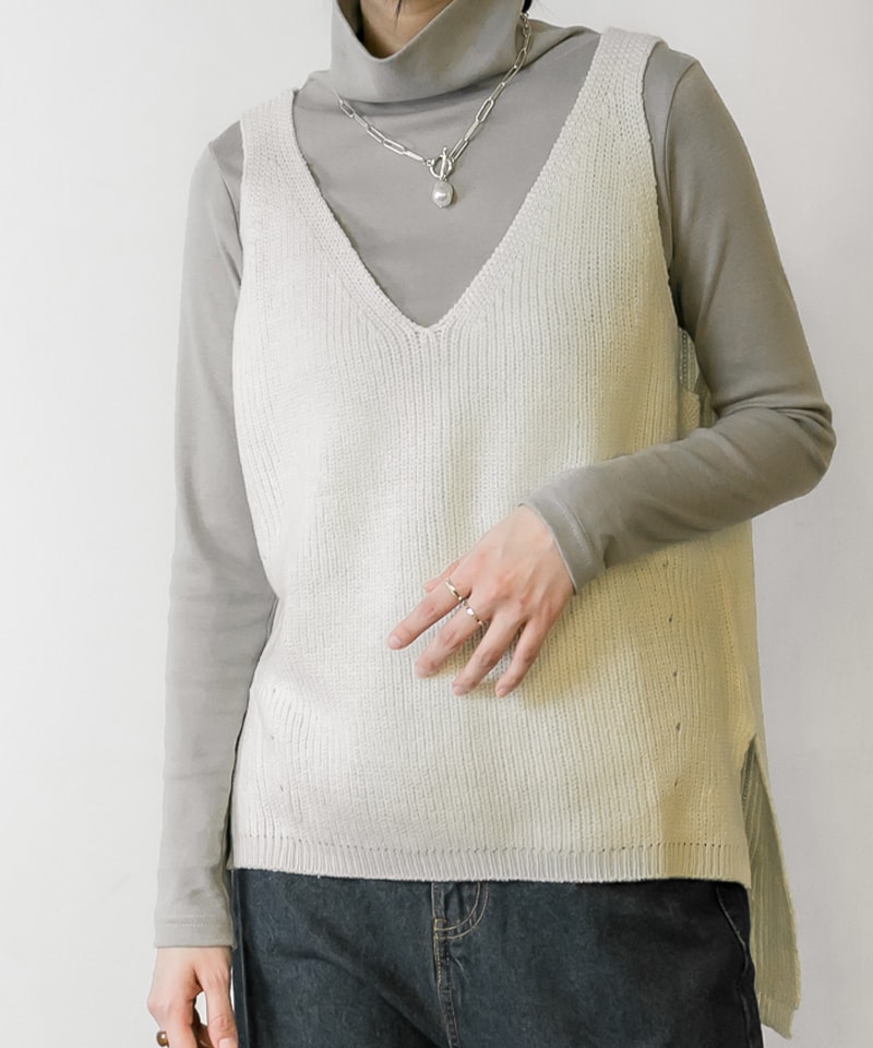 ニットキャミソール