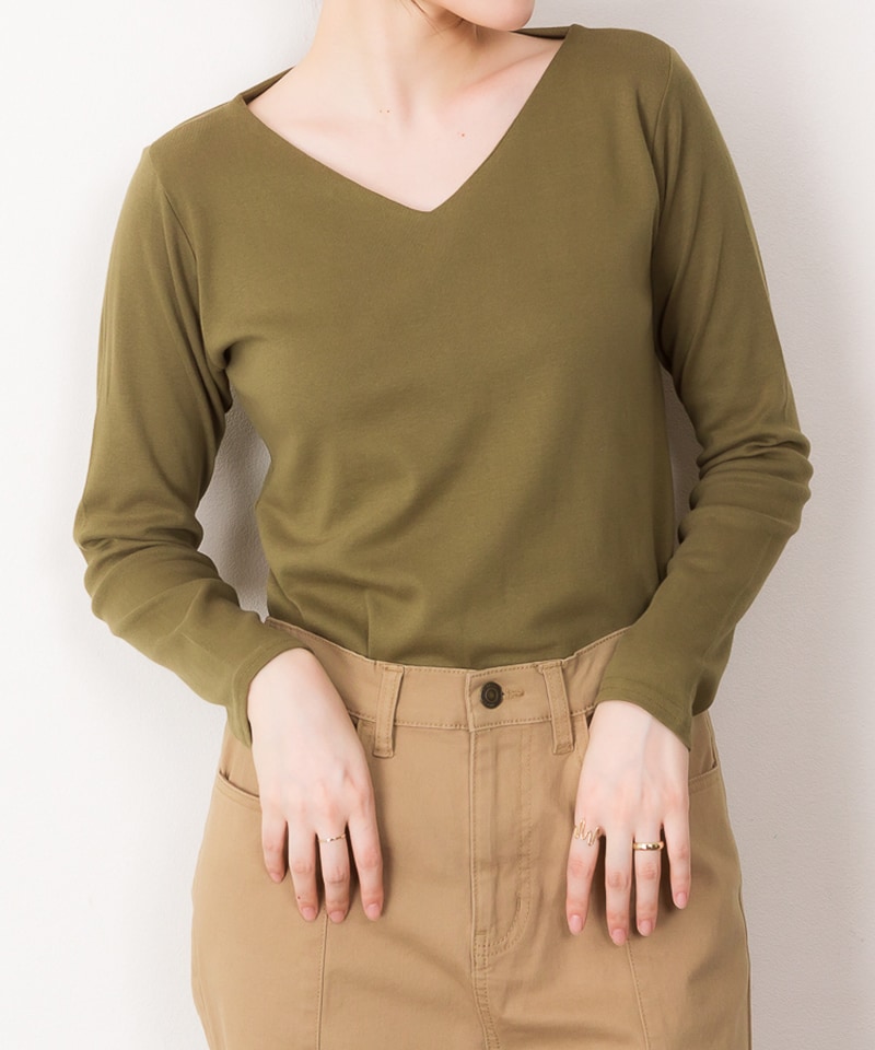 グリーン　カットソー d250-1.jpg