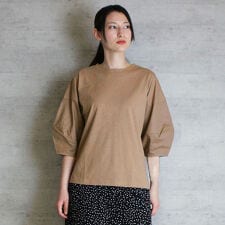 バックリボンぽわん袖Tシャツ