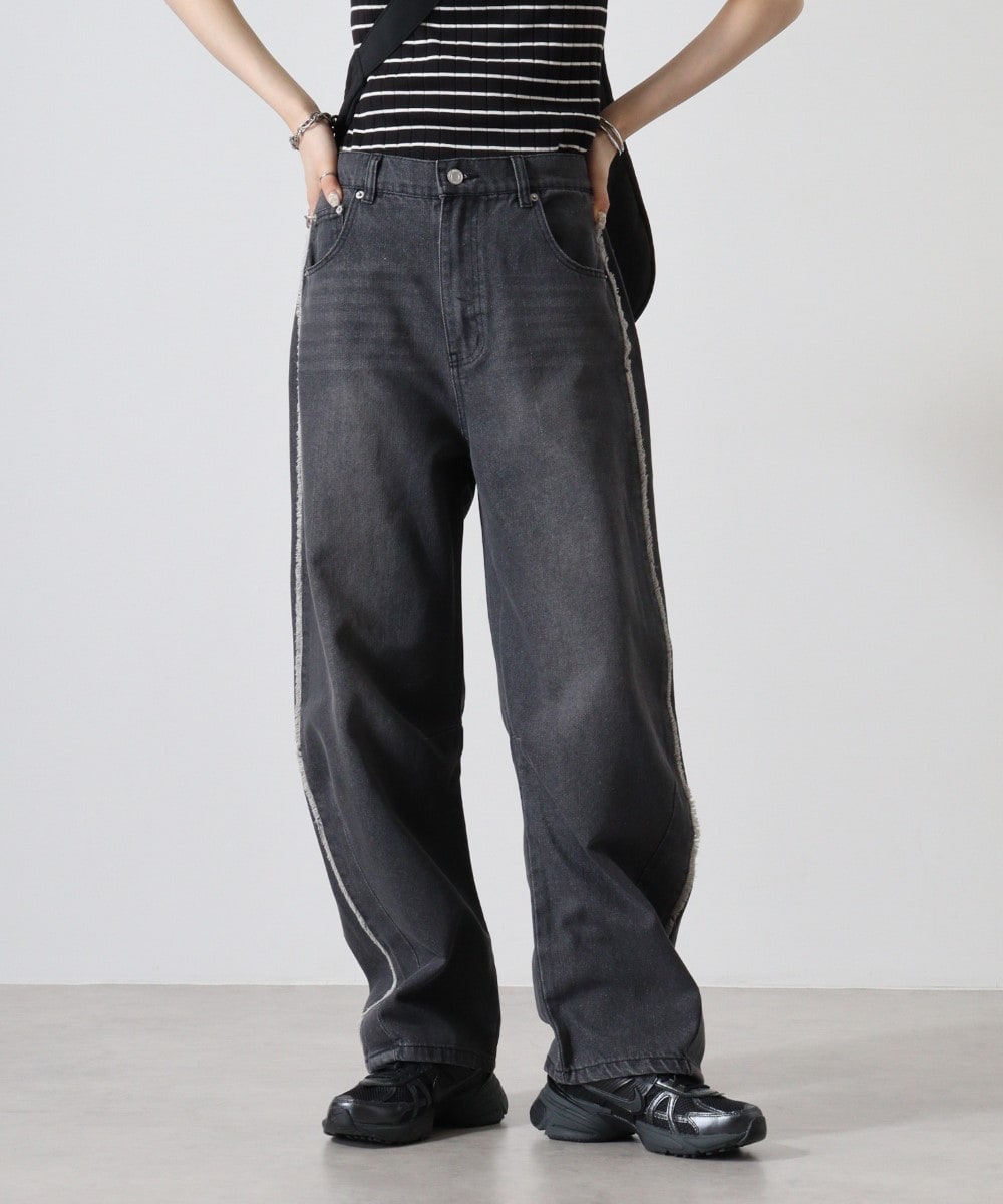 BEAUTY&YOUTH UNITEDARROWSセルロースデニムカーブパンツ BEAUTY&YOUTH UNITED ARROWS｜セルロースデニム カーブパンツ
