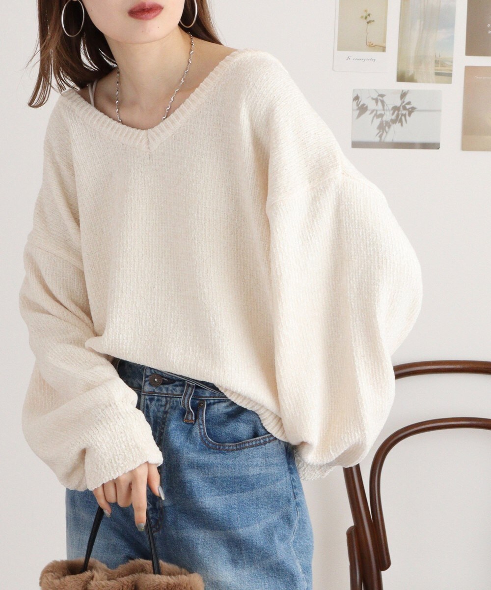 ブークレ Vネック プルオーバー ニット | アットワン(atONE) | マルイ