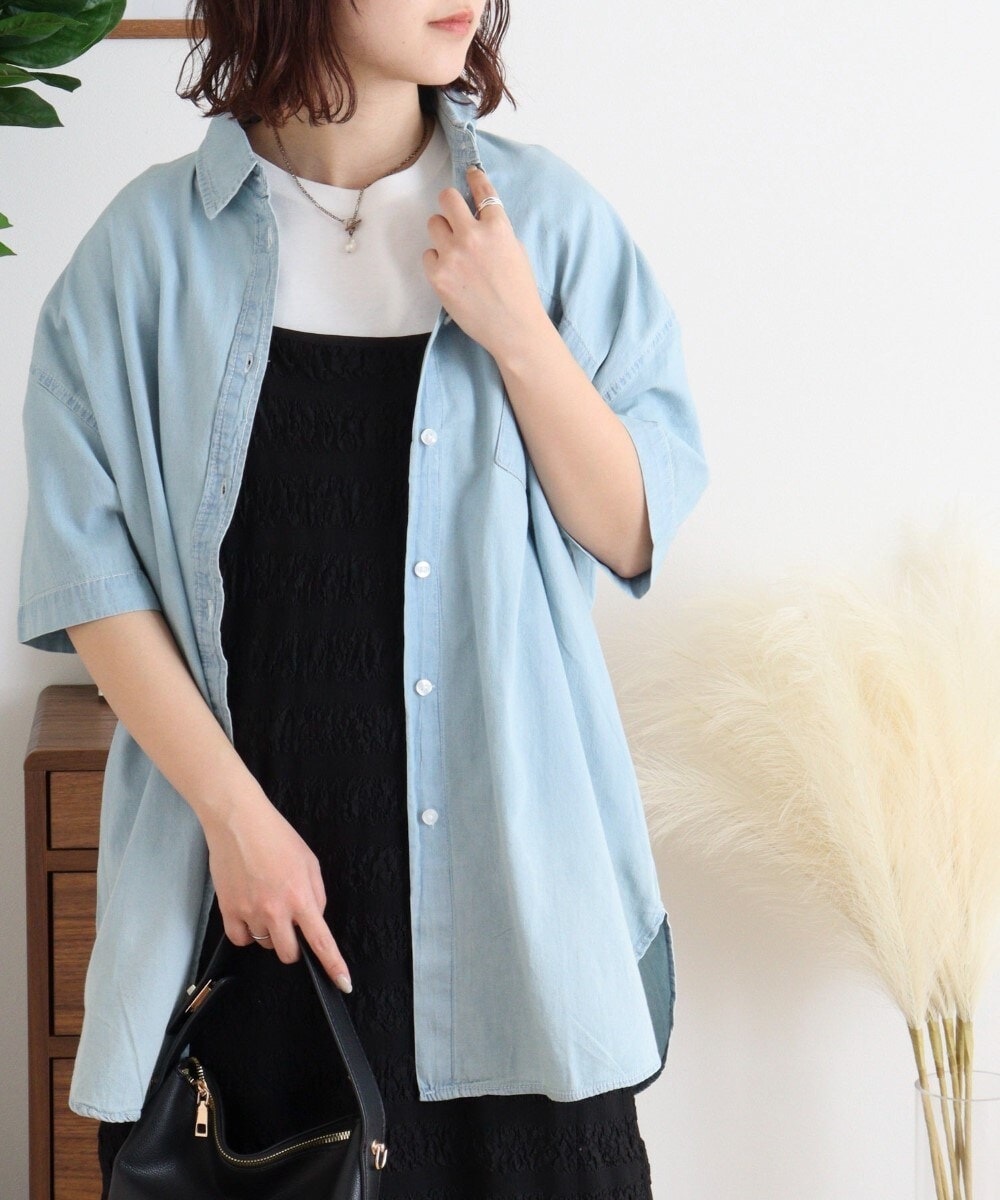 オーバーサイズデニムシャツ