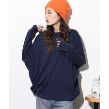 ドルマンスリーブボートネックTシャツ