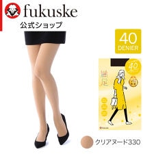 タイツ 40デニール レディース 満足 無地 毛玉になりにくい