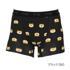 フクスケファン(fukuske FUN)の【fukuske FUN(フクスケファン)】 ボクサーブリーフ 犬 ショート ベア天竺