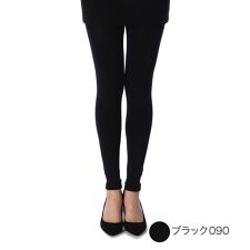 デイリー満足(daily manzoku)の【デイリー満足】 レギンス 無地 10分丈 前後長マチ付き(090-4331)