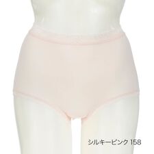 【FITTINE】2枚組 ショーツ 無地 レース スタンダード 深ばきタイプ