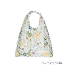 【. fukuske】 バッグ ペールフラワー柄 チュール素材