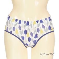 【Wpc.Patterns】 サニタリーショーツ ブルーミングチューリップ バタフライリボン 成型